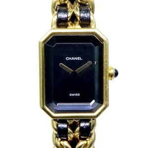 Wrist Watch CHANEL Premiere H0001 Women's Analog Black Quartz Swiss USED - Picture 1 of 9