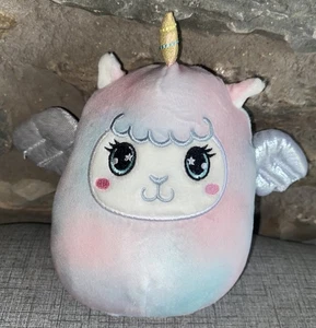 Peluche Squishmallow 6,5” Lucy May the Tie Dye Llamacorn - Imagen 1 de 3