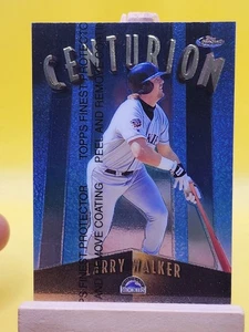 LARRY WALKER 1998 Topps Finest Centurion SP /500 !!! Colorado Rockies HOF - Picture 1 of 2