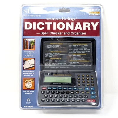 Vtg Seiko Instruments Electronic American Heritage Dictionary (LD-5420) - Image 1 of 4