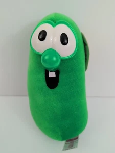 Vintage 90er Fisher Price Veggietales Larry die Gurke Plüsch neu Bounce N Talk - Bild 1 von 10