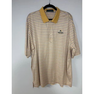Robert Trent Jones Bandon Dunes Golf Polo Shirt Men's XL Yellow Short Sleeve - Picture 1 of 9