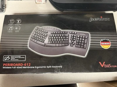 Perixx Periboard-612 Wireless Ergonomic Split Keyboard Bluetooth w/ Adapter - Image 1 of 4
