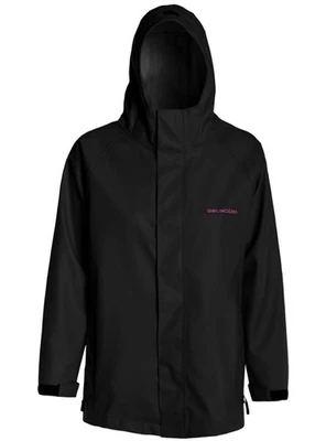 Chaqueta de pesca comercial Grundens Neptune para mujer pequeña impermeable negra Foto 1 de 4