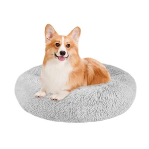Calming Dog Bed for Small Dogs Cats, Donut Cuddler Cozy Warm Anti-Anxiety Dog... - Picture 1 of 7