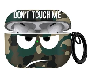 AirPod Pro 2nd Generation Case “Don't Touch Me “ Camouflage”  Green Cover Unisex - Picture 1 of 4