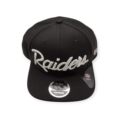 Кепка бейсболка регулируемая New Era Oakland Raiders 9Fifty Anniversary Script OF - Изображение 1 из 4