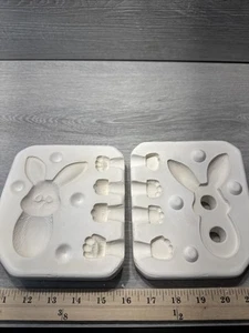 Stampo in ceramica Donas Bunny Posie 745 vintage 1990 - Foto 1 di 8