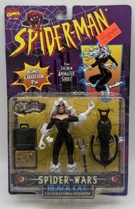 Spider-Man Spider Wars Black Cat Katzenkratzarmbrust Toybiz 1996 Brandneu - Bild 1 von 10