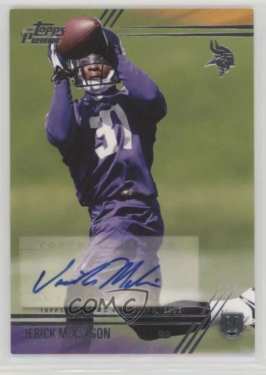 2014 Topps Prime Rookie Variation Auto Jerick McKinnon #109 Rookie Auto RC - Image 1 of 2