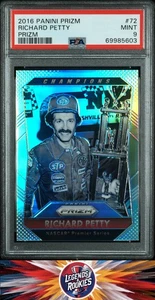Panini Prizm 72 Richard Petty 2016 PSA 9 - Imagen 1 de 2