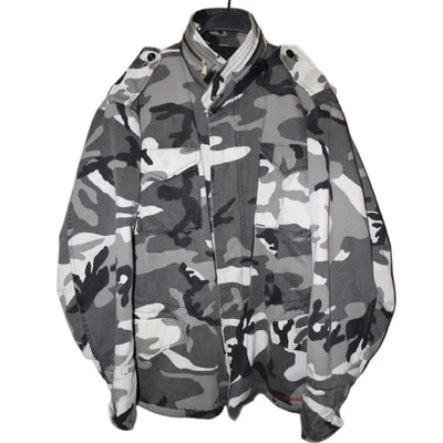 FUTURA LABORATORIES M-65 Gray Camouflage Military Jacket Size M Large - Image 1 of 4