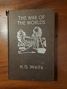 Vintage 1961 War Of The Worlds H.G. Wells H/C Buch illustriert - Bild 1 von 9