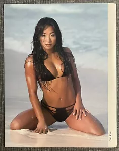 GAIL KIM & NIDIA Double Sided Wrestling Magazine page Pinup WCW wwe - Picture 1 of 2