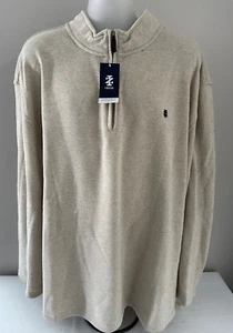 Izod Comfort Performance Rock Heather 1/4 Zip Sweater Fleece Pullover Size4XB,4X - Picture 1 of 5