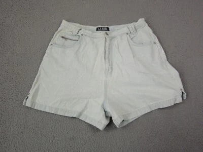 Pantalones Cortos Vaqueros Vintage LA Blues Para Mujer 18 Azul Cintura Alta Años 90 Foto 1 de 4