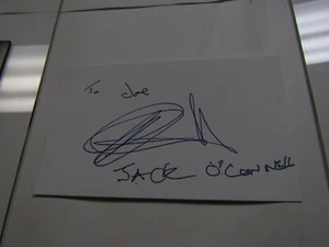 Jack O'Connell Autographed Index Card  - Picture 1 of 2