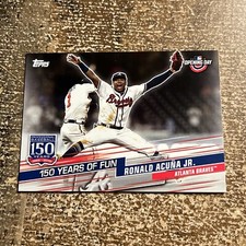 2019 Topps Opening Day 150 Years Of Fun #YOF24 Ronald Acuna Jr. Atlanta Braves