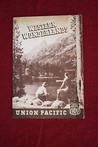 Western Wonderlands Fold Out Travel Brochure, Union Pacific Railroad - Picture 1 of 4