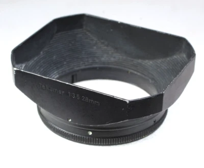 METAL LENS HOOD FOR TAKUMAR 28MM F/3.5 LENS PENTAX ASAHI OPTICAL CO. US SELLER - Image 1 of 4