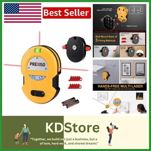 Kompakte Laser-Wasserwaage mit LED-Führung - Ideal zum Aufhängen & Renovieren von Bildern - Bild 1 von 9