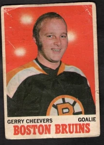1970-71 Gerry Cheevers O-Pee-Chee Hockey Bruins #1 - Picture 1 of 2