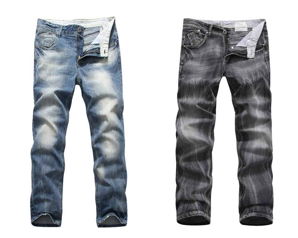 Pantalones de mezclilla rectos Franklin de Fox Jeans para hombre talla 32-44 Foto 1 de 1