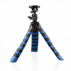 12'' Gripster Flexible Digital SLR Camera Tripod (Blue) with Quick Release Plate - Picture 1 of 4