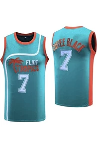 All Stitched Men's Size XL Flint Tropics Basketball Jersey #7 Coffee Black Teal - Picture 1 of 3