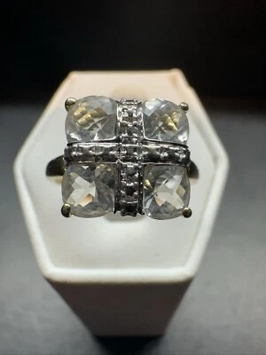 Anillo SCBS 10K Oro Amarillo 3,00 Gramos Talla 7,75 Foto 1 de 4