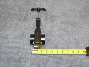 RV Boat 1.5” Valterra Waste Water Sewer Blade Bladex Gate Valve w/ Male adaptors - Foto 1 di 4