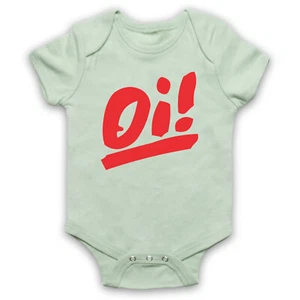 OI! PUNK Oi! SKINHEAD UK MUSIC ROCK SCENE UNOFFICIAL BABY GROW BABYGROW GIFT - Picture 1 of 10