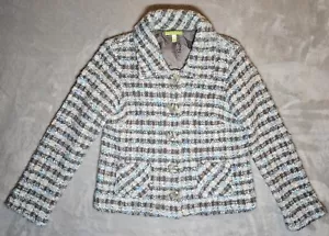 Giacca Sigrid Olsen cardigan grande misto lana con bottoni blu chiaro - Foto 1 di 12