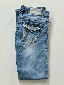 SHYANNE Anne Fit Boot Cut Embroidered Pockets Western Jeans Girls Size 10 - Picture 1 of 10
