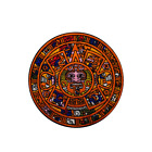 Classic Mayan Calendar Embroidered Hook and Loop Tactical Morale Patch FREE USA