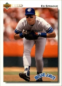 Ed Sprague 1992 Upper Deck MLB #242 Baseball Card Toronto Blue Jays - Picture 1 of 2