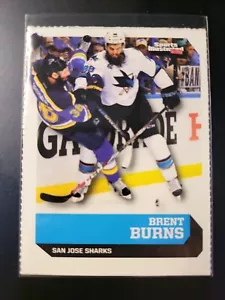 Tarjeta de radiocontrol Sports Illustrated Si para niños hockey NHL Brent Burns 2016 - Imagen 1 de 2