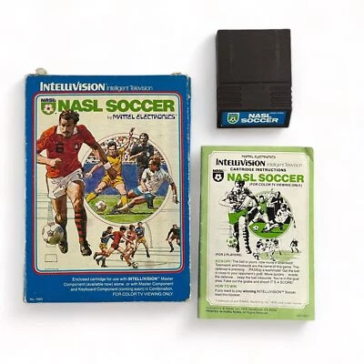 Mattel NASL Soccer Intellivision VTG 1979 Video Game - Image 1 of 4