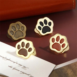 Metal Cat Paw Binder Clips Bill Binder Clip Notes Letter File Scrapbook Clip _pw - Picture 1 of 16