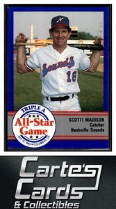 Scotti Madison 1989 ProCards Triple A All-Stars #AAA2  Nashville Sounds