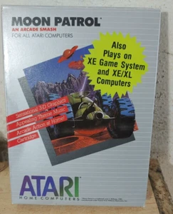 Moon Patrol para XL XE 400 800 (1982) (módulo, caja, manual) (RX8052) clásico - Imagen 1 de 3