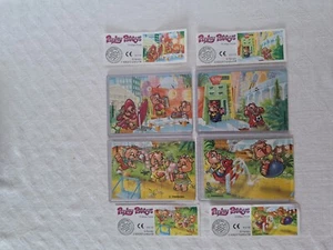4x Ü-Eier Puzzle 2000- Serie Pinky Piggys mit 4 BPZ Original - Bild 1 von 4
