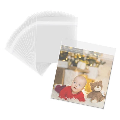 6-1/2" x 6-1/2" Clear Bags for Picture Photo Mat Acid-Free - Image 1 of 4