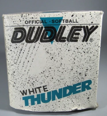 NUEVO Dudley White THUNDER SOFTBALL Wt-12-ND Cuero COR-50 Foto 1 de 4