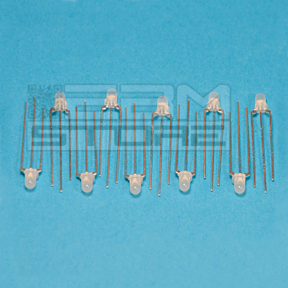 10 pz Led bicolore 3 mm ANODO comune - rosso/verde standard - ART. AF12