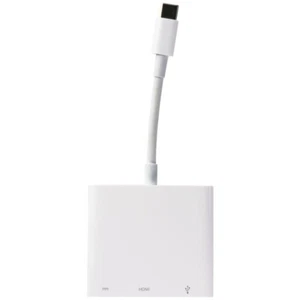 Apple USB-C Digital AV Multiport Adapter (A2119) - White (MUF82AM/A) - Picture 1 of 2