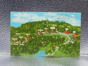 Piney Woods School Mississippi Aerial View Travel Tourism Topographical Postcard - Picture 1 of 2