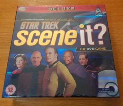 Star Trek Scene It Deluxe Dvd Board Game New Sealed - Image 1 of 2