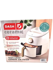 Dash Ceramic TASTI-CRISP EXPRESS AIR FRYER! AIRCRISP CERAMIC NONSTICK - 2.6 Qt - Picture 1 of 2