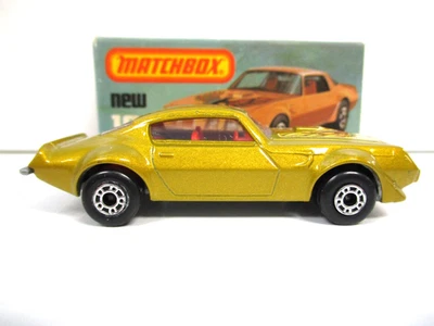 LESNEY MATCHBOX SUPERFAST #16 16 - 1979 PONTIAC FIREBIRD TRANS AM (GOLD) - BOX - Image 1 of 4